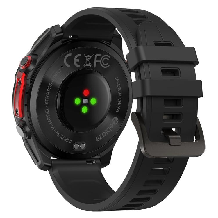 Zeblaze Stratos 4 Pro Rugged Outdoor GPS Smart Watch 1.43 inch Screen 5 ATM & IP69K Built-in Flashlight - Image 3