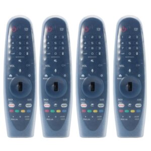 XDcase 4pcs Soft Silicone Jelly Protective Case, For LG MR600 / MR650 Magic Remote