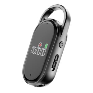 S29A 0.42-inch TFT Display Portable Keychain AI Voice Recorder Support AIREC-APP, 8GB, 16GB, 32GB, 64GB, 128GB, 256GB