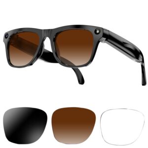 XK One Pro Smart AI Translation Glasses with 8MP HD Camera, Video Recording, WiFi Transmission, Al Smart Voice Assistant, 8MP Camera