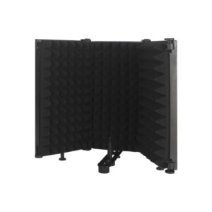 M3 Foldable Three-Panel Microphone Isolation Shield Windproof Screen, M3 Isolation Shield