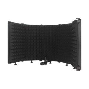 M5 Foldable Five-Panel Microphone Isolation Shield Windproof Screen, M5 Isolation Shield