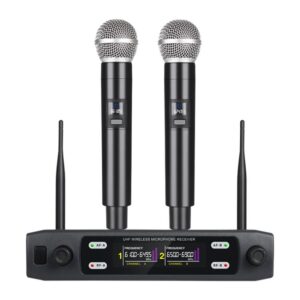 V8 1 to 2 VHF Wireless Handheld Microphone