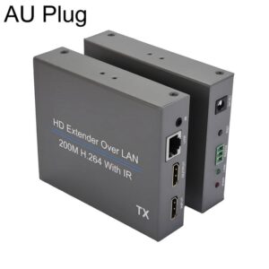 NK-E200 HDMI-Compatible 200m Network Cable Extender, AU Plug, EU Plug, UK Plug, US Plug