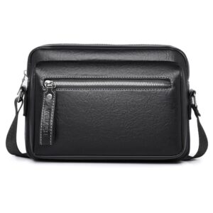 WEIXIER D1225 Men Retro PU Leather Waterproof Shoulder Crossbody Bag