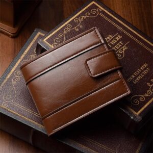 Vintage Oil-waxed Leather Multi-card Slot Large Capacity Zippered Men Wallet