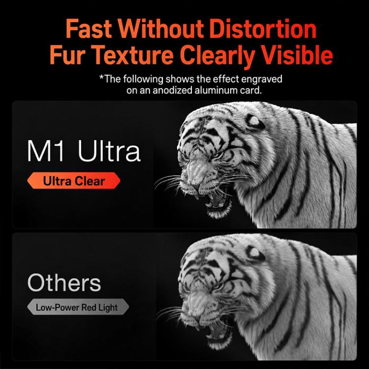 DAJA M1 Ultra Mini Fiber Laser Marking Machine 10W High-Power Fully Automatic Fiber Optic Engraving Machine, M1 Ultra, M1 Ultra + Rotary Axis, M1 Ultra + Rotary Clamp, M1 Ultra + Rotary Axis + Clamp - Image 5