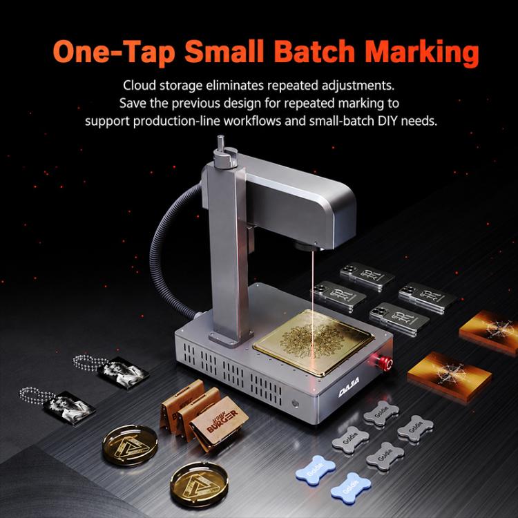 DAJA M1 Ultra Mini Fiber Laser Marking Machine 10W High-Power Fully Automatic Fiber Optic Engraving Machine, M1 Ultra, M1 Ultra + Rotary Axis, M1 Ultra + Rotary Clamp, M1 Ultra + Rotary Axis + Clamp - Image 6