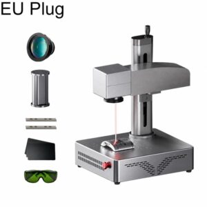 DAJA S4Pro High-Power Fiber Laser Marking Machine Small Fully Automatic Fiber Optic Metal Engraving Machine, S4Pro 20W, S4Pro 20W + Rotary Axis, S4Pro 20W + Rotary Clamp, S4Pro 20W + Rotary Axis + Clamp, S4Pro 30W