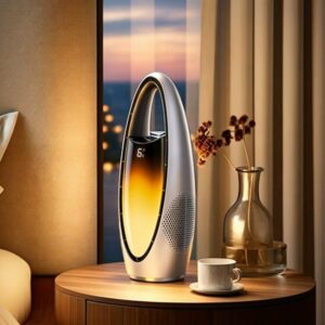 F17 Spray Humidifier Ambient Light Floor Freestanding Bladeless Fan