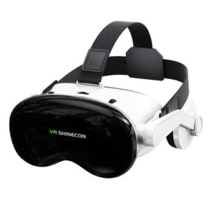 VR SHINECON G18E Earphone Edition 3D Virtual VR Glasses for 4.7-7.0 inch Phone, G18E Host, G18E+052, G18E+053, G18E+B01, G18E+B03, G18E+C8S with Holder, G18E+S01, G18E+Y1 White, G18E+Y1 Black
