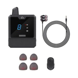 UHF Wireless Monitoring System Professional Real Time Audio Monitoring Receiver, 1 x Receiver, 2 x Receiver, 3 x Receiver