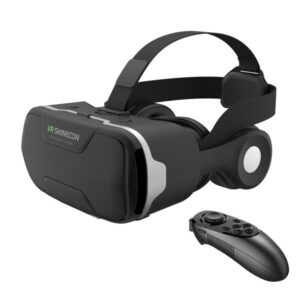 VR SHINECON G02ED Earphone Edition VR Glasses for 4.7-6 inch Phone, G18+052, G18+053, G18+B01, G18+B03, G18+C8S with Holder, G18+Y1 White, G18+Y1 Black