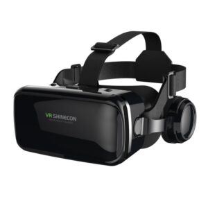 VR SHINECON G04E Earphone Edition 3D Phase Sound VR Glasses for 4.7-6.0 inch Phone, G04E Host, G04E+052, G04E+053, G04E+B01, G04E+B03, G04E+C8S with Holder, G04E+S01, G04E+Y1 White, G04E+Y1 Black