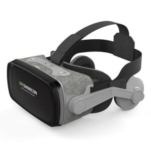 VR SHINECON G07E Earphone Edition VR Glasses for 4.7-6.1 inch Phone, G07E Host, G07E+052, G07E+053, G07E+B01, G07E+B03, G07E+C8S with Holder, G07E+S01, G07E+Y1 Black