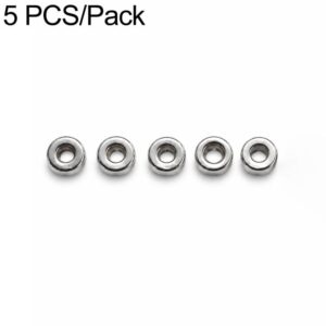 2 PCS/Set Tarnish-Resistant Titanium Steel Spacers and Beads DIY Accessories for Phone Straps, Spacer Bead 3 mm, Spacer Bead 4 mm, Spacer Bead 5 mm, Spacer Bead 6 mm, Spacer Bead 8 mm, Flower Spacer Bead 5 mm, Pumpkin Bead 4 mm, Cube Bead 3 mm...