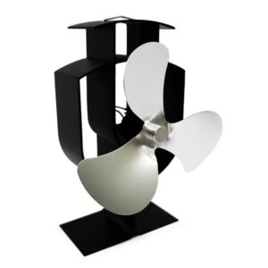 YL401 3-Blade High Temperature Metal Heat Powered Fireplace Stove Fan, YL401 (Silver), YL401 (White), YL401 (Black), YL401 (Bronze), YL401 (Gold)