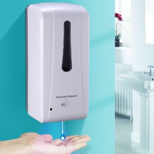 N2001 1000ml Wall-mounted Drip Induction Hand Sanitizer Soap Dispenser with Safety Lock