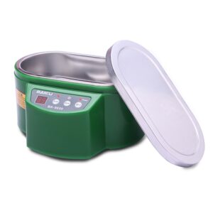 BAKU BK-9050 30W / 50W Adjustable 0.6L LCD Display Ultrasonic Cleaner, AC 110V, BK-9050 30W / 50W 0.6L 110V Green, BK-9050 30W / 50W 0.6L 110V White