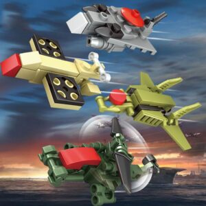 8 in 1 KAZI Field Forces Children DIY Enlightenment Assembled Building Blocks Educational Intelligence Toy, GPT6074A, GPT6074B
