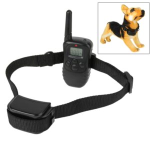 Rechargeable and Waterproof 300m Remote Pet Dog Training Collar with LCD display