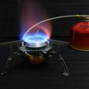 Outdoor Camping Tool Camp Stove BBQ Cooking Portable Gas Stove Split Gas Furnace
