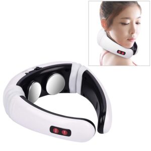 USB Charging 1300 mAh Electric Back Neck Shoulder Electrical Pulse Electric Shock Body Massager