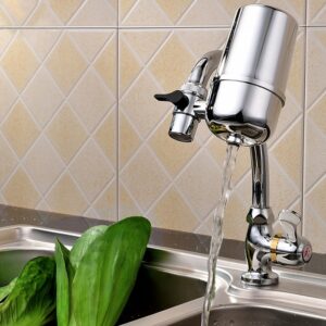Wheelton Kitchen Healthy Faucet Water Filter System Water Purifier, Capacity: 2.5L