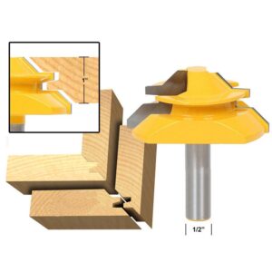 1/2 x 2-3/4 Shank Woodwork 45 Degree Engagement Tenon Cutter Blade Right Angle Accessories Knife Woodworking Tools