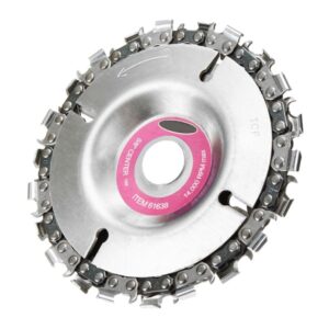 4 inch Disc Grinder and Chain 22 Tooth Fine Cut Chain for 100/115 Angle Grinder