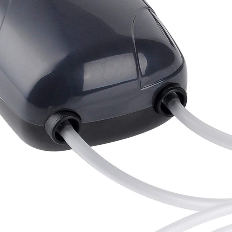 RS-390 220V 5W Double Outlets Adjustable Flow Silent Aquarium Air Pump Fish Tank Oxygen Air Pump - Image 3