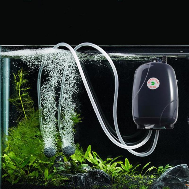 RS-390 220V 5W Double Outlets Adjustable Flow Silent Aquarium Air Pump Fish Tank Oxygen Air Pump - Image 7