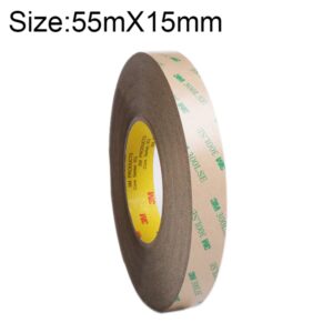 Super Adhesive Ultra-thin Transparent and High-temperature Resistant Double-sided Traceless Tape, Size: 55m x 15mm