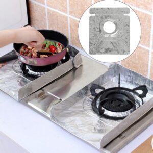 2 PCS Gas Stove Protectors Tableware Print Foil Heat-resistant Anti-Fouling Liner Cleaning Kitchen Tools Mat, HC3595A, HC3595B, HC3595C