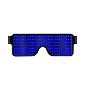Night Club Bar Disco LED Light Emitting Glasses Festival Party USB Charging Shutter Dynamic Flash Glasses