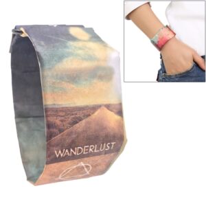 Travel Pattern Creative Fashion Waterproof Paper Watch Intelligent Paper Electronic Wristwatch