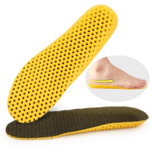 1 Pair Sports Shock Absorption Breathable Soft Thick Sweat Absorbent Insoles for Men / Women, Size: L(41-46 Yards), Size: L(41-46 Yards)