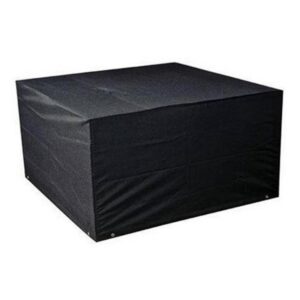 Anti-UV Waterproof Dust-proof 210D Oxford Cloth Folding Table Chairs Protective Cover Outdoor Furniture Set Cover, Size: 213*132*74cm(Black)
