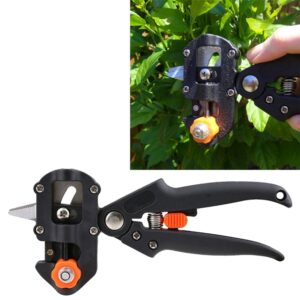 Professional Grafting Tool Set Pruning Scissors Seedling Grafting Machine Grafting Device with Three Blades, a Cross Knife ,a Wrench