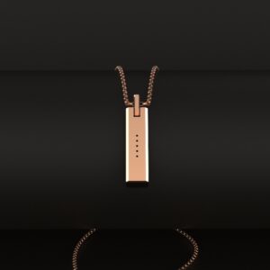 Mijobs Metal Screwless Magnetic Pendant Necklace for Fitbit Flex 2, Host not Included