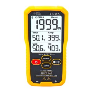 SMART SENSOR ST705A 2000W Solar Panel Tester Meter MPPT Photovoltaic Multimeter, ST705A