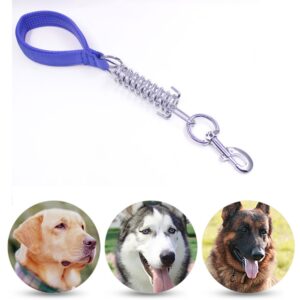 Pet Medium Large Dogs Cushion Traction Rope Spring Foam Handle Explosion-proof Short Chain, Size: 3mm*40cm, Foam Width: 2cm, Size: 3mm*40cm, Foam Width: 2cm