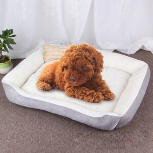 Dog Bone Pattern Big Soft Warm Kennel Pet Dog Cat Mat Blanket, Size: XS, 50×40×15cm, Size: XS
