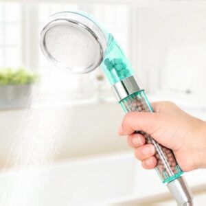 PC Negative Ions Shower Head, Size: Large, Interface:  2cm, Size: Large(Transparent), Size: Large,(Orange), Size: Large,(Blue)