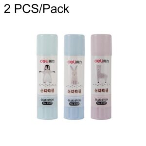 2 PCS School Supplies Solid Glue High Viscosity Glue Stick PVP Solid Glue, Random Color Delivery