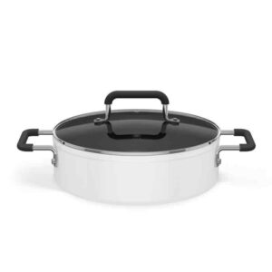 Original Xiaomi Mijia ZWZ 4L Food Grade Non-stick Stockpot, Compatible with Mijia Induction Cooker (HC9071)(White)