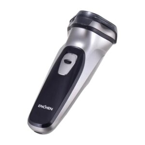 Original Xiaomi ENCHEN Water Proof Triple Rotary Double Ring Blade Shaving Head Electric Rechargeable Shaver For Men(Silver)