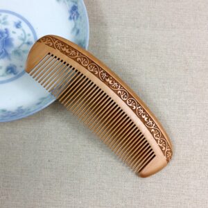 Anti-static Massage Wooden Comb + Gift Box, Gift Box Colors Are Random