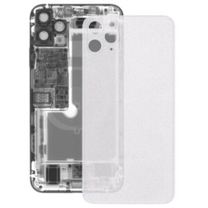 Transparent Frosted Glass Battery Back Cover for iPhone 11 Pro Max, For iPhone 11 Pro Max