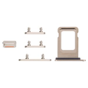 SIM Card Tray + SIM Card Tray + Side Keys for iPhone 14 Pro Max, For iPhone 14 Pro Max